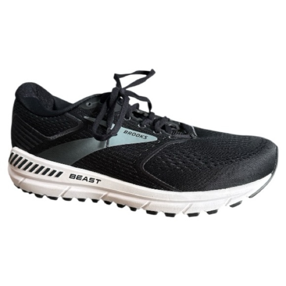 Brooks Men’s Beast ‘20 Max Support sneakers extra wide 9 4E black white w box